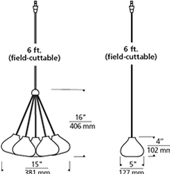 Oversized Blown Glass Pendants - Deep Discount Lighting