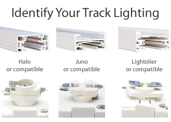 Juno Track T Connector, L-Type Single Circuit 2-Wire-1 Track Lighting  Connectors for J&L Type Track System Track Lighting Accessories 120V